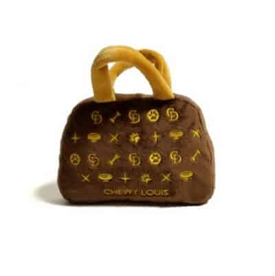 Chewy Louis Handbag Parody Plush Dog Toy